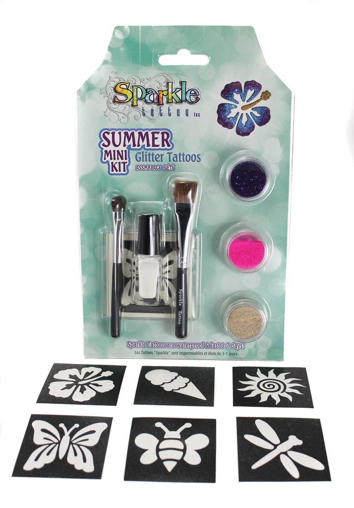 Glitter Tattoo Summer Mini Kit - Princess and the Pea