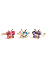 Great Pretenders - Boutique Butterfly Gem Rings - Princess and the Pea