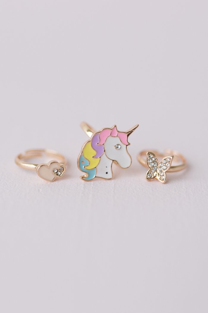 Great Pretenders - Boutique Butterfly & Unicorn Ring - Princess and the Pea