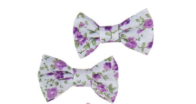 Great Pretenders - Boutique Liberty Mini Bow Hairclips - Princess and the Pea