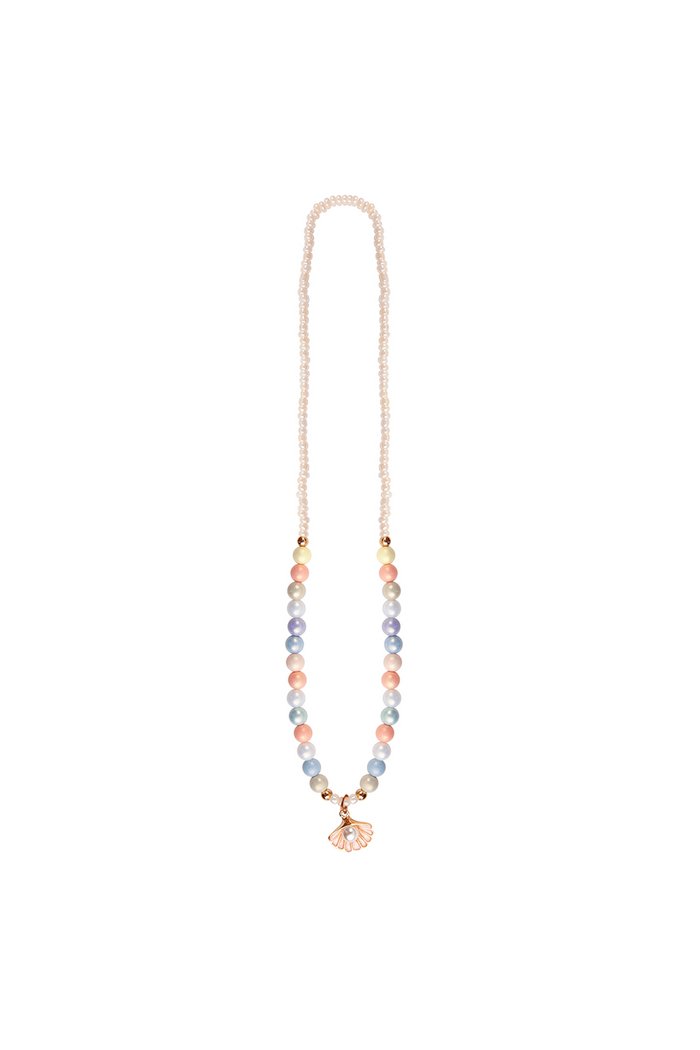 Great Pretenders - Boutique Pastel Shell Necklace - Princess and the Pea