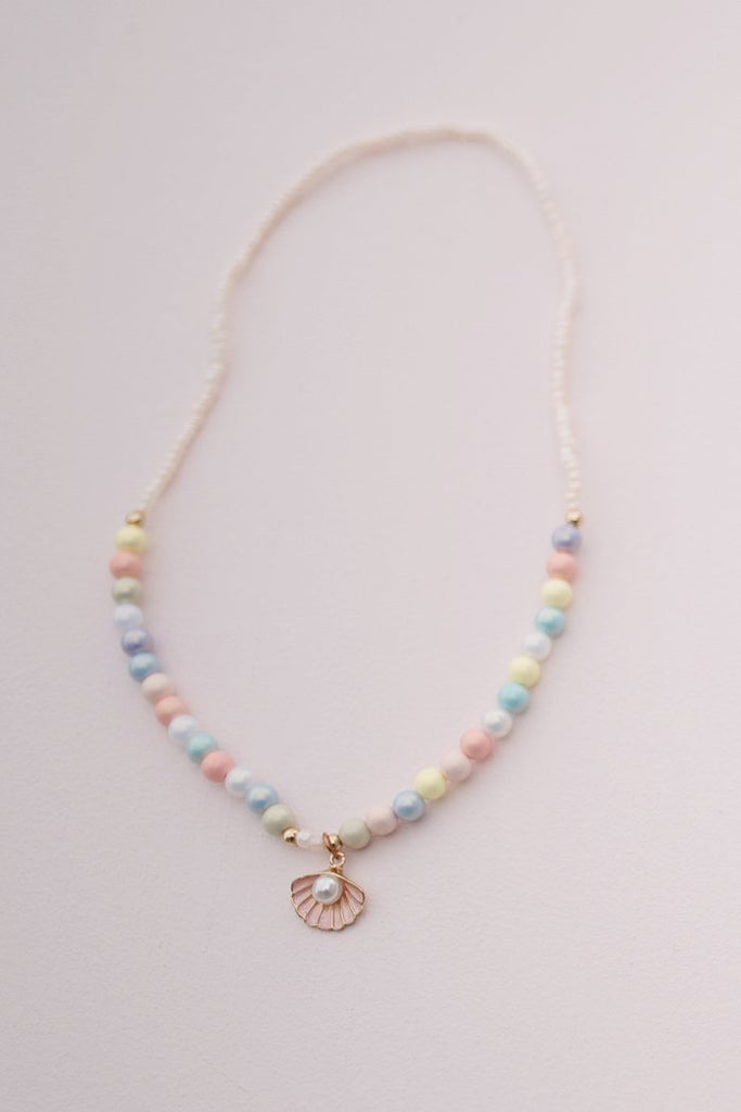 Great Pretenders - Boutique Pastel Shell Necklace - Princess and the Pea