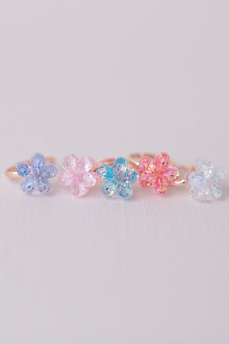 Great Pretenders - Boutique Shimmer Flower Rings - Princess and the Pea