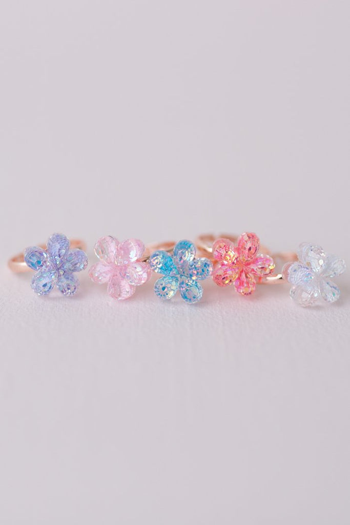 Great Pretenders - Boutique Shimmer Flower Rings - Princess and the Pea