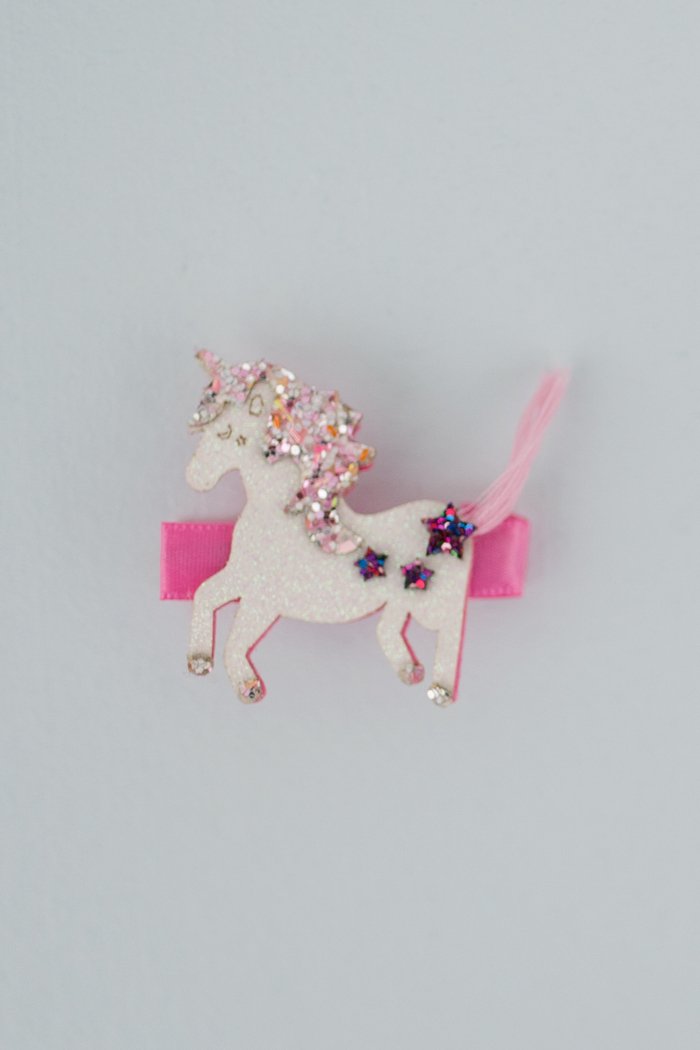 Great Pretenders - Boutique Tassy Tail Unicorn Hairclip - Princess and the Pea