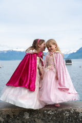 Great Pretenders - Deluxe Pink Rose Princess Cape - Princess and the Pea