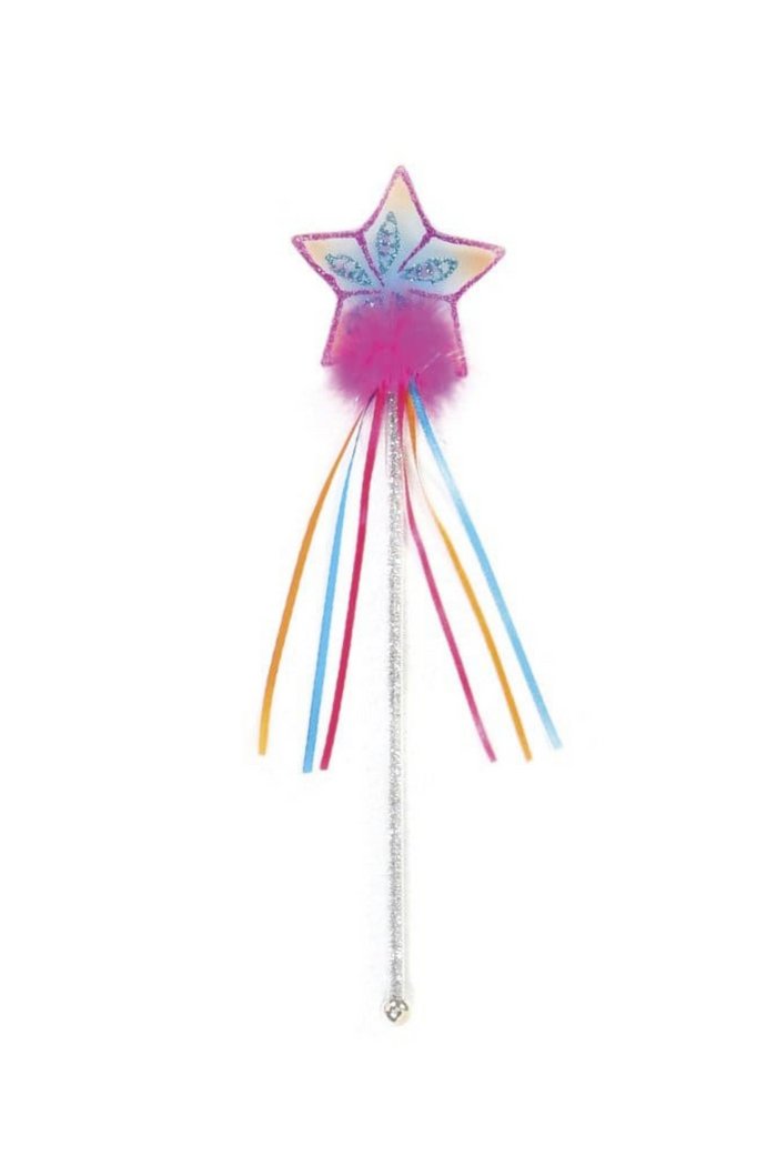 Great Pretenders Glitter Rainbow Wand - Fuschia Great Pretenders Glitter Rainbow Wand - Fuschia