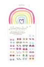 Great Pretenders - Rainbow Love Sticker Earrings - Princess and the Pea