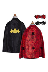 Great Pretenders - Reversible Spider Bat Cape and Mask - Princess and the Pea