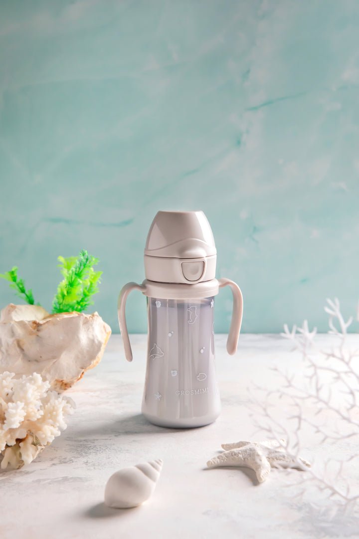 Grosmimi PPSU Ocean Straw Cup (300 mL) - Princess and the Pea