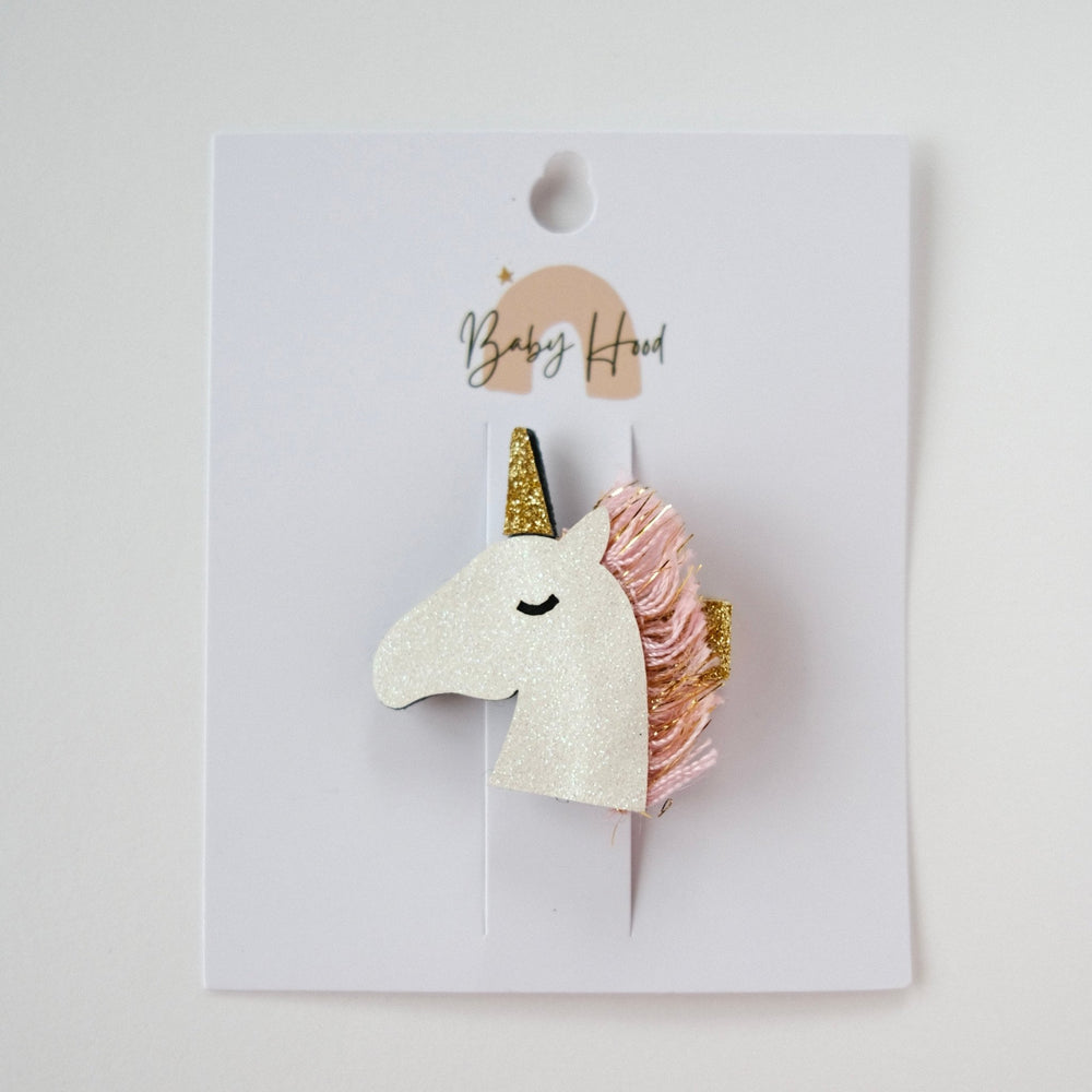 Isabella Unicorn Tassel Twinkle Hair Clip - Princess and the Pea
