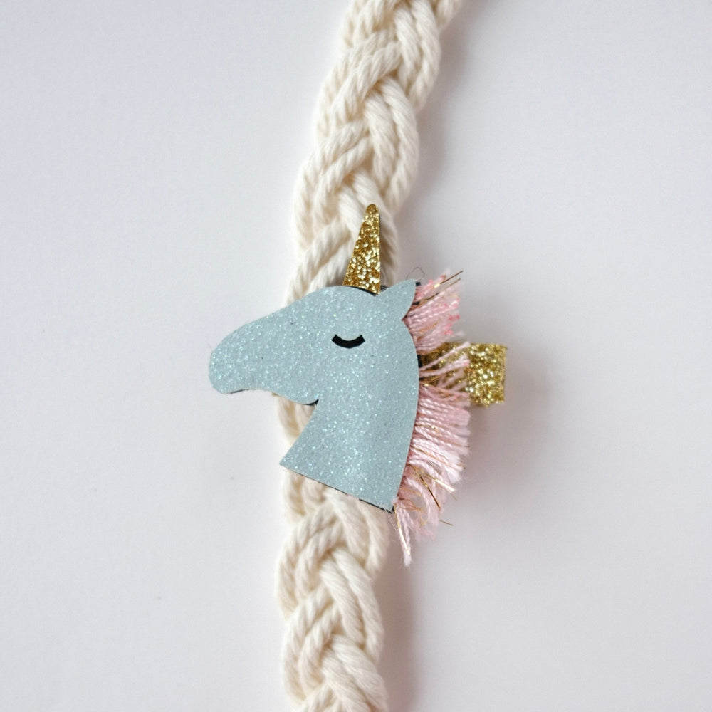 Isabella Unicorn Tassel Twinkle Hair Clip - Princess and the Pea