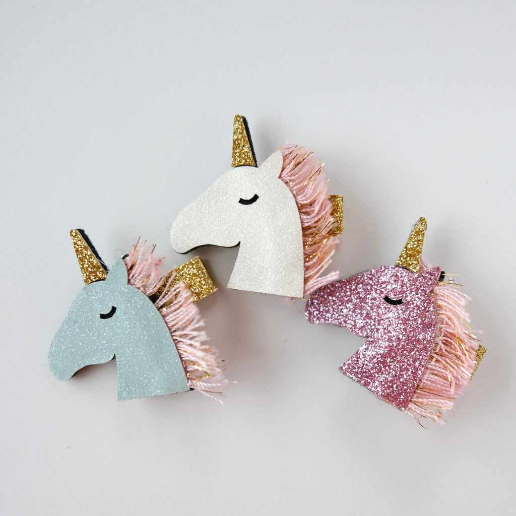 Isabella Unicorn Tassel Twinkle Hair Clip - Princess and the Pea