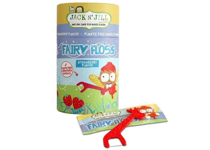Jack N' Jill FairyFloss compostable Floss Picks 30pcs - Princess and the Pea