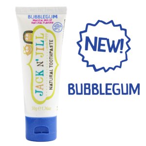 Jack N' Jill Natural Toothpaste 50G Single Tube - Organic Bubblegum - Princess and the Pea