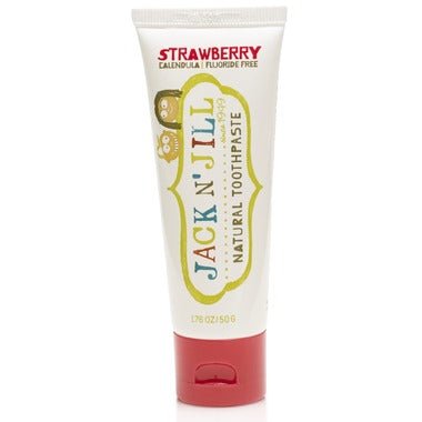 Jack N' Jill Natural Toothpaste 50G Single Tube - Stawberry - Princess and the Pea