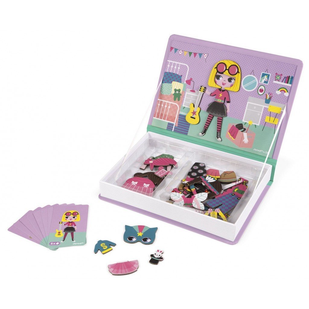 Janod Magnetibook - Girl's Costumes - Princess and the Pea