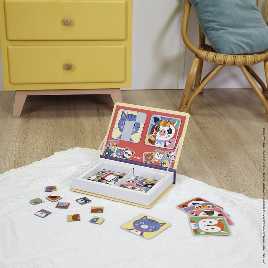 Janod Magnetibook - Mix & Match - Princess and the Pea