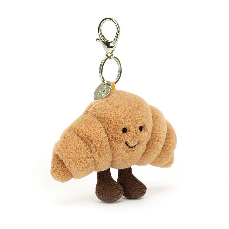 Jellycat Amuseable Croissant Bag Charm - Princess and the Pea