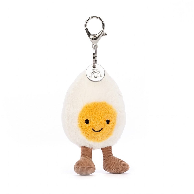 Jellycat Amuseable Happy Boiled Egg Bag Charm - Princess and the Pea
