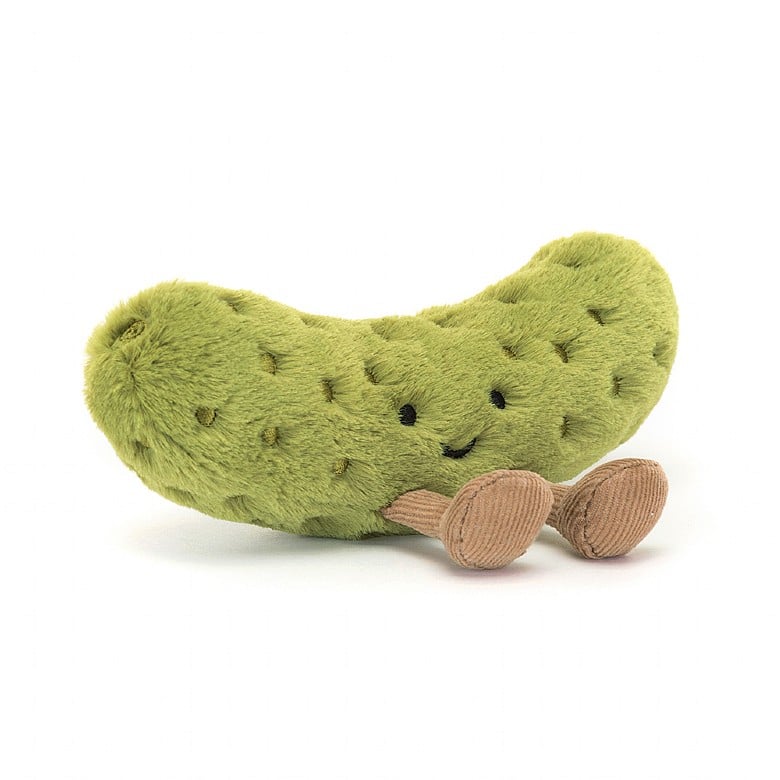 Jellycat - Green Velour Pufferfish Soft Toy (16cm)