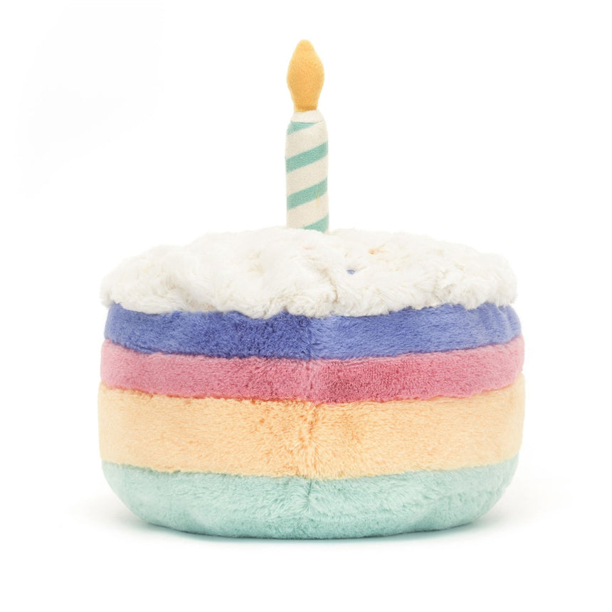 Jellycat Amuseable Rainbow Birthday Cake - Princess and the Pea