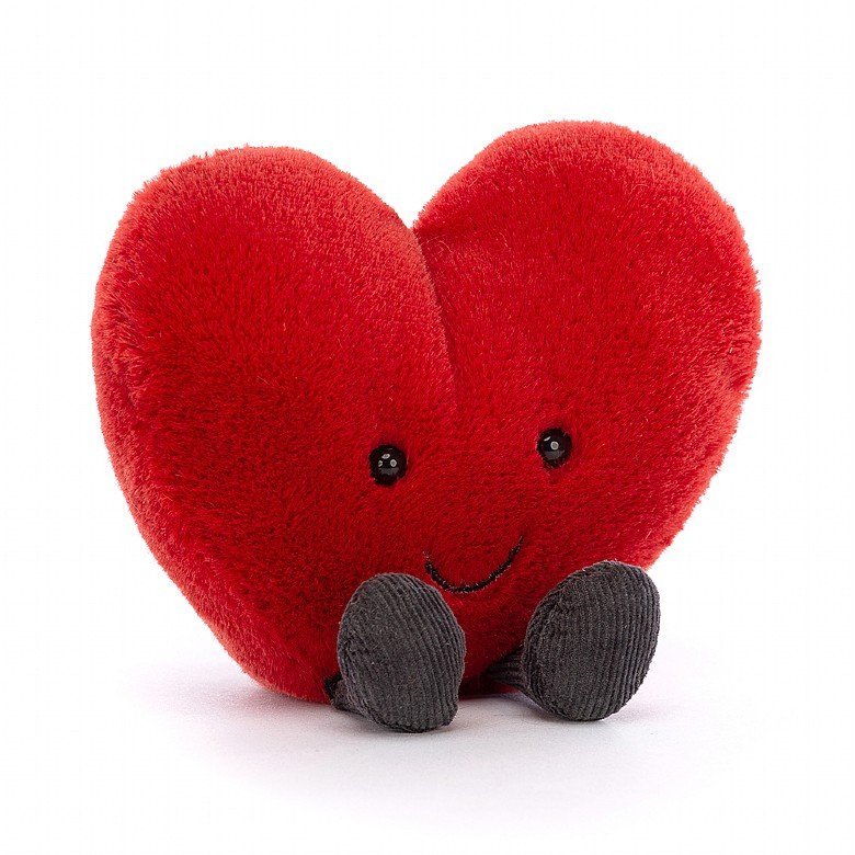 Jellycat Amuseable - Red Heart - Princess and the Pea