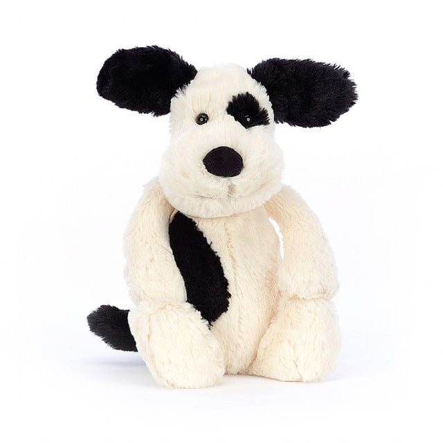 Jellycat Bashful Black & Cream Puppy Huge - Princess and the Pea