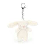 Jellycat Bashful Bunny Cream Bag Charm - Princess and the Pea