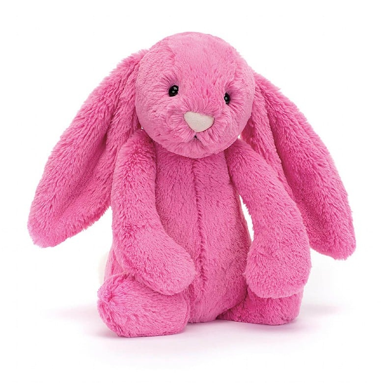 Jellycat Bashful Bunny Hotpink- Medium - Princess and the Pea
