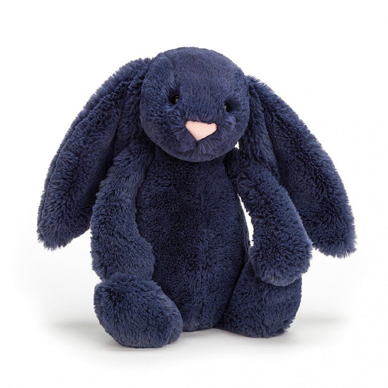 Jellycat Bashful Bunny - Medium Navy - Princess and the Pea