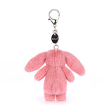 Jellycat Bashful Bunny Pink Bag Charm - Princess and the Pea