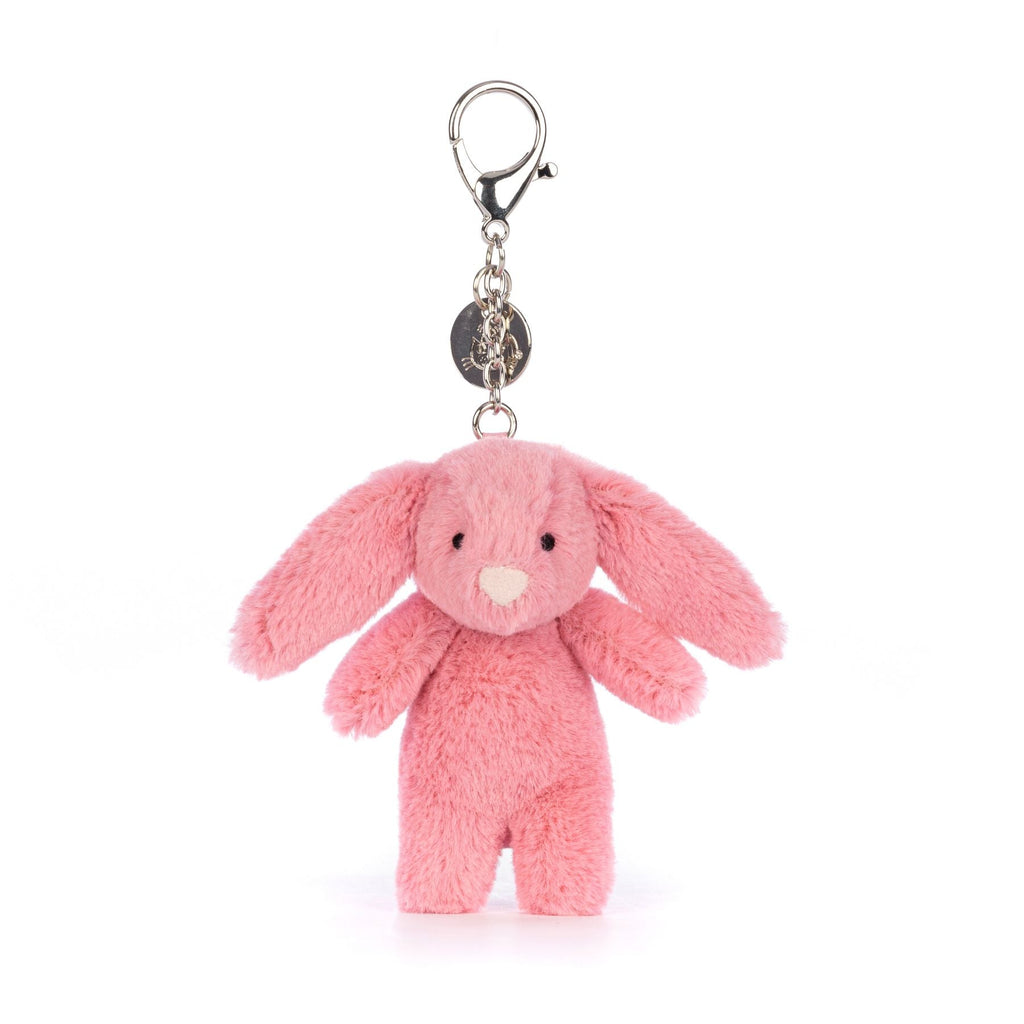 Jellycat Bashful Bunny Pink Bag Charm - Princess and the Pea