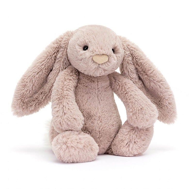 JellyCat Bashful Luxe Bunny Rosa - Medium - Princess and the Pea