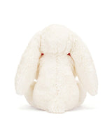 Jellycat Bashful Red Love Heart Bunny - Princess and the Pea