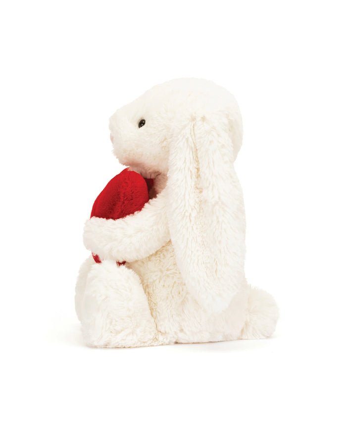 Jellycat Bashful Red Love Heart Bunny - Princess and the Pea