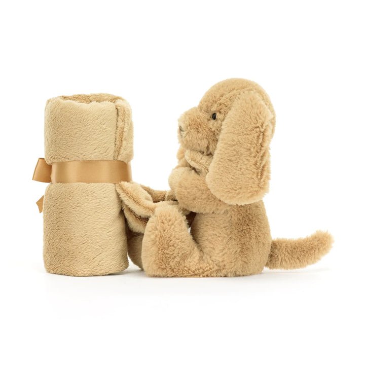 Jellycat Bashful Toffee Puppy Soother - Princess and the Pea
