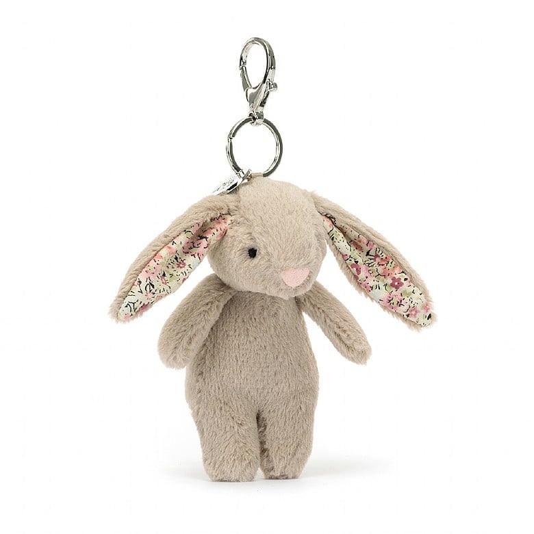 Jellycat Blossom Beige Bunny Bag Charm - Princess and the Pea