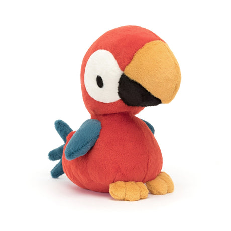 JellyCat Bodacious Beak Parrot - Princess and the Pea