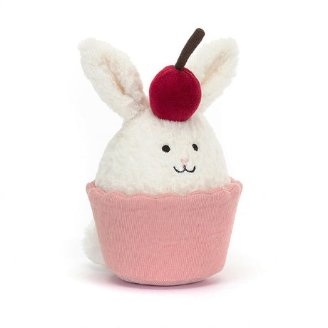 Jellycat Dainty Dessert Bunny Cupcake - Princess and the Pea