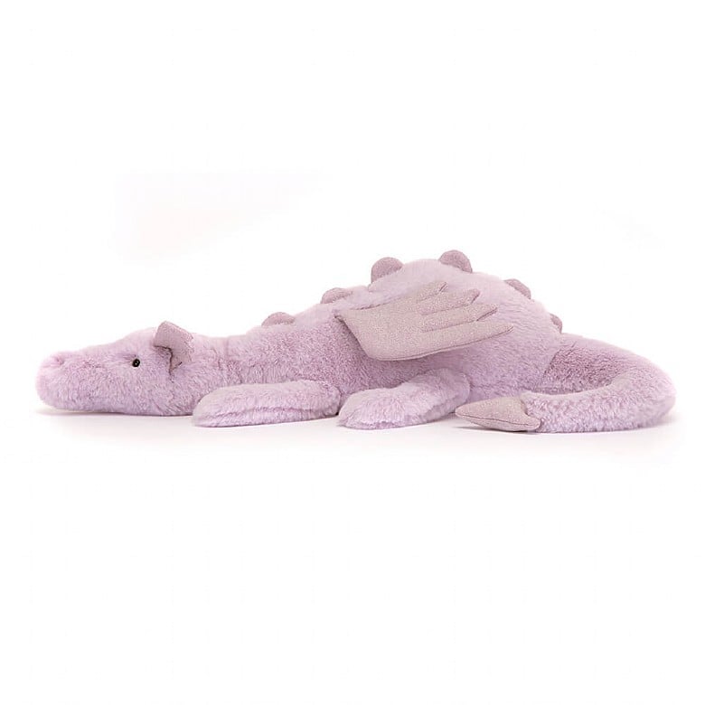 Jellycat Dragon - Lavender Dragon - Princess and the Pea