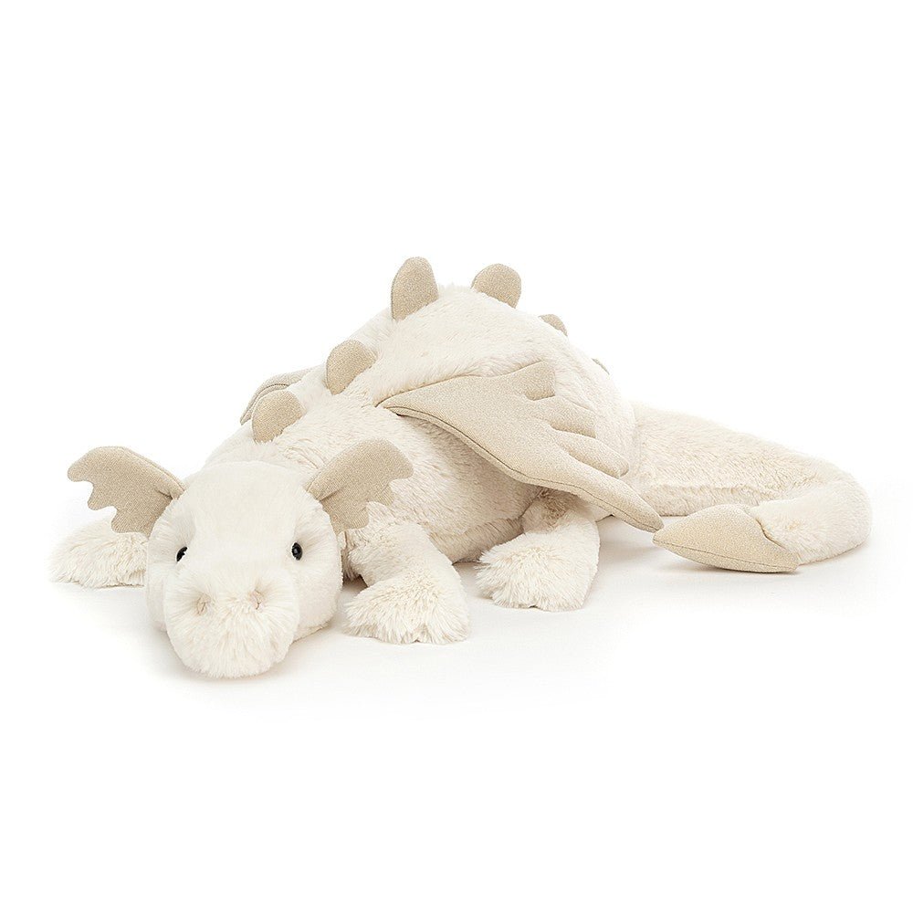 Jellycat Dragon - Snow Dragon - Princess and the Pea