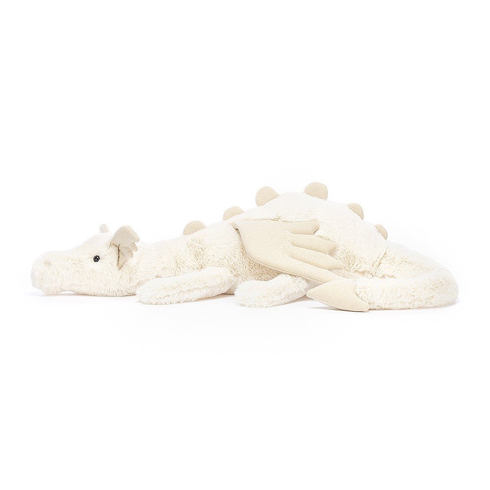 Jellycat Dragon - Snow Dragon - Princess and the Pea