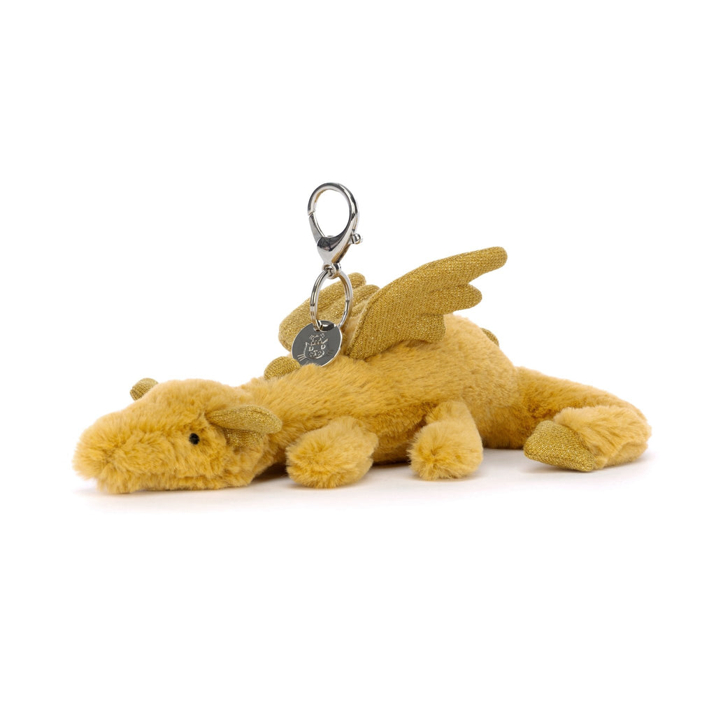 Jellycat Golden Dragon Bag Charm - Princess and the Pea