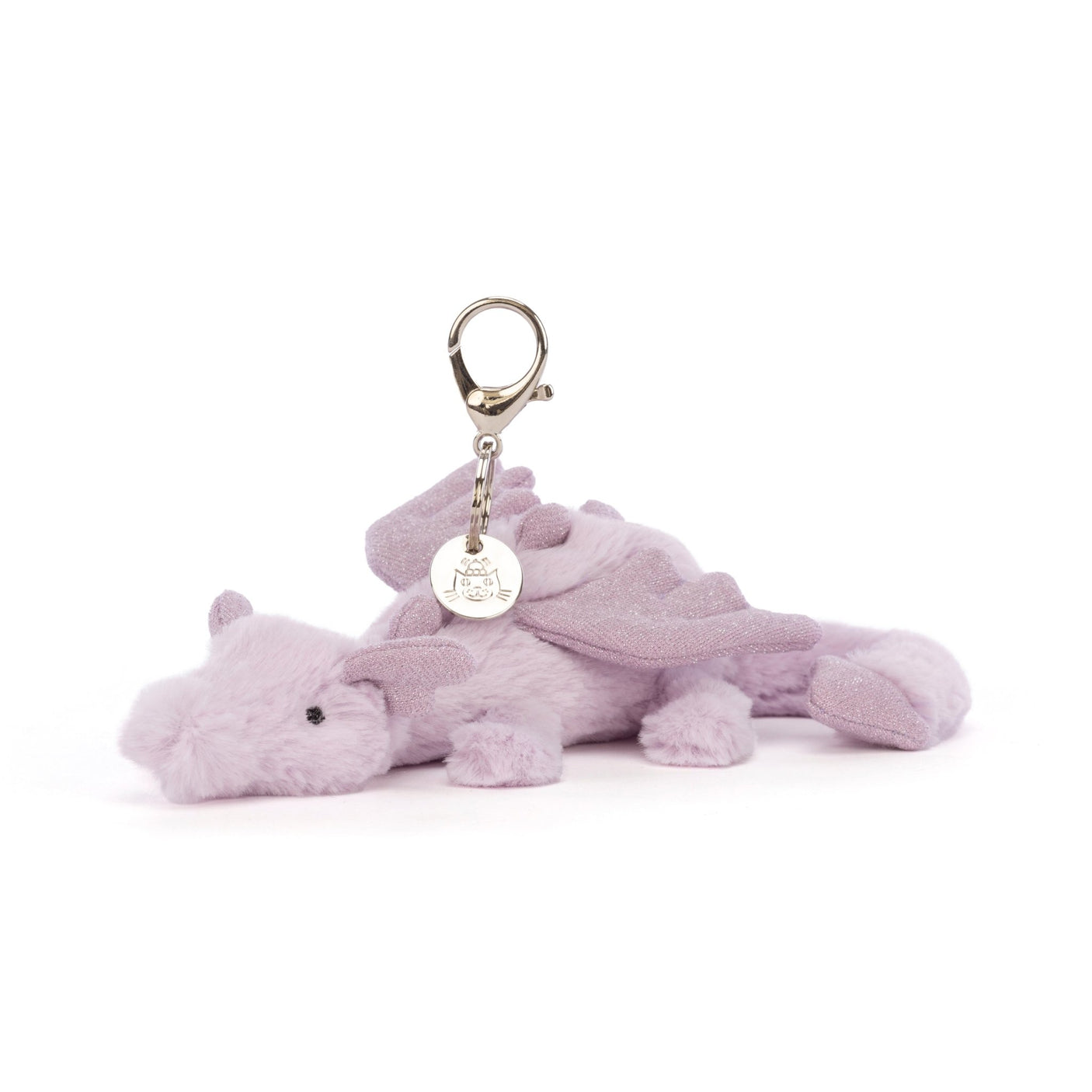 Jellycat Lavender Dragon Bag Charm - Princess and the Pea