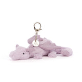 Jellycat Lavender Dragon Bag Charm - Princess and the Pea