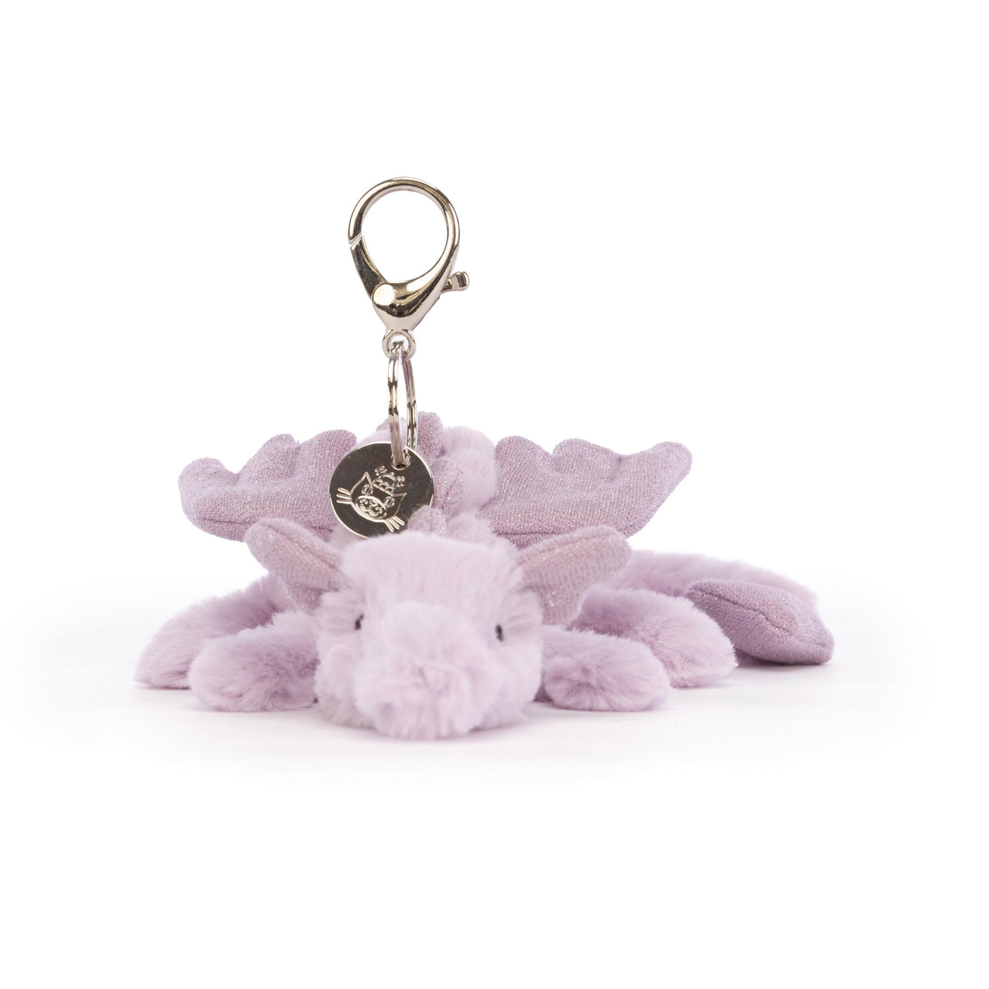 Jellycat Lavender Dragon Bag Charm - Princess and the Pea