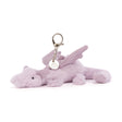 Jellycat Lavender Dragon Bag Charm - Princess and the Pea