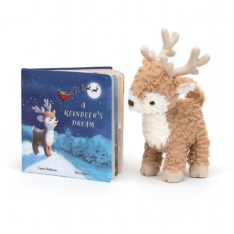 Jellycat Library Hardback Book - A Reindeer’s Dream Book - Princess and the Pea