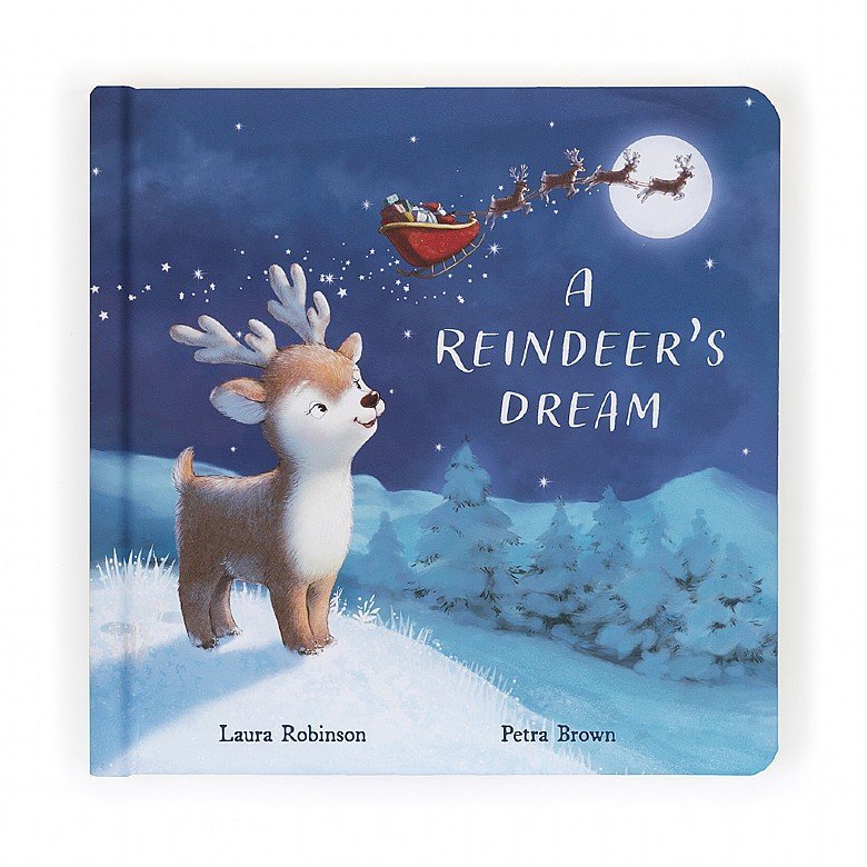 Jellycat Library Hardback Book - A Reindeer’s Dream Book - Princess and the Pea